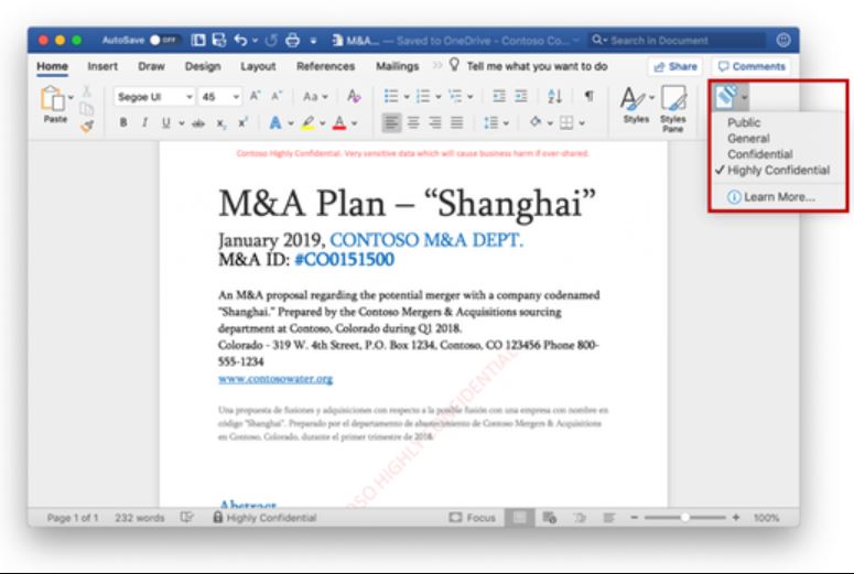 do a watermark in office 365 for mac