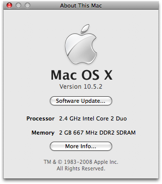 java for mac 10.5